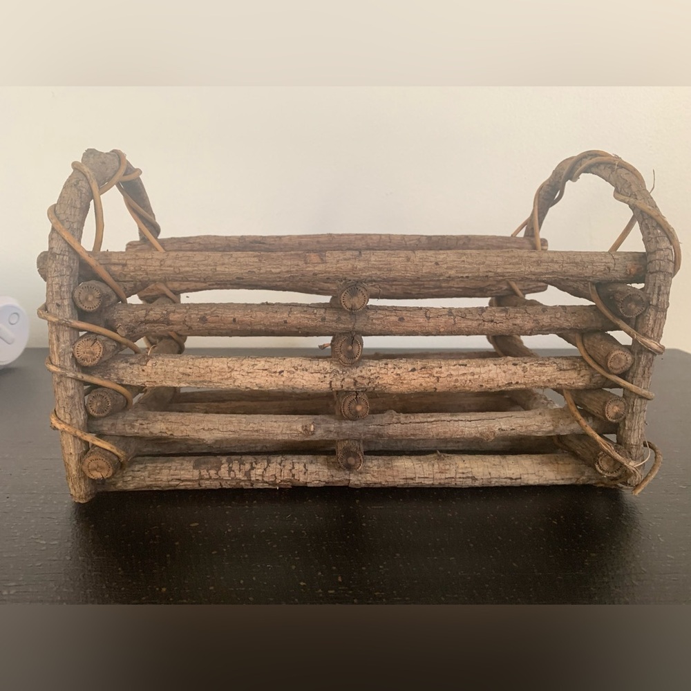 Rustic Twig Planter - Picture 3 of 8